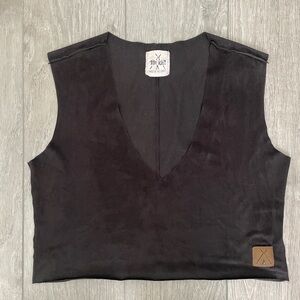 Tribe Kelley Microsuede Crop Tank